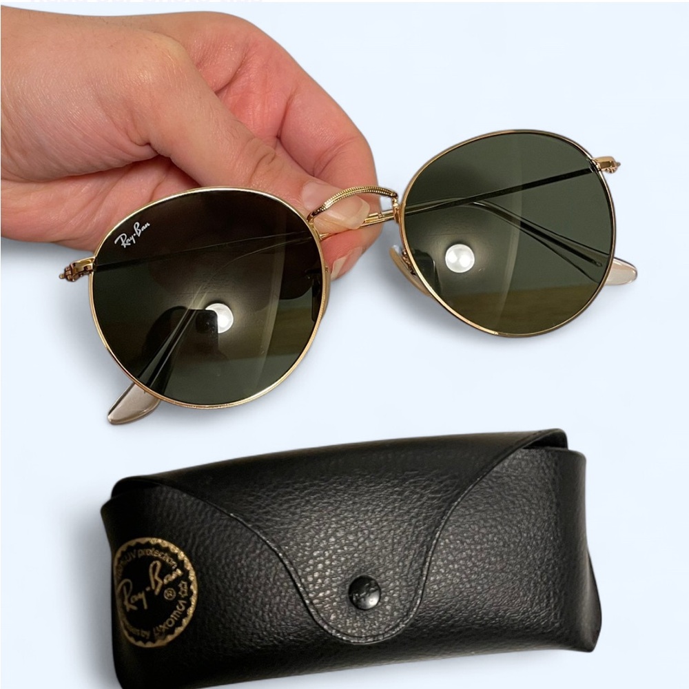 🔺SOLD🔺Ray-Ban Round Metal Sunglasses - Picture 6 of 9